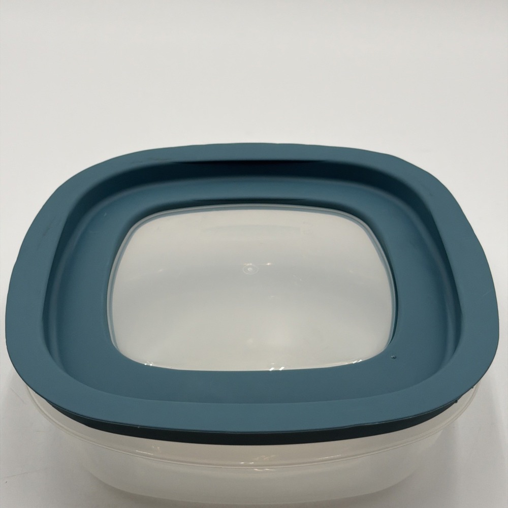 Large Rubbermaid Food Storage Container with Blue Lid 9 Cups 2.1 Liter  7J68 4
